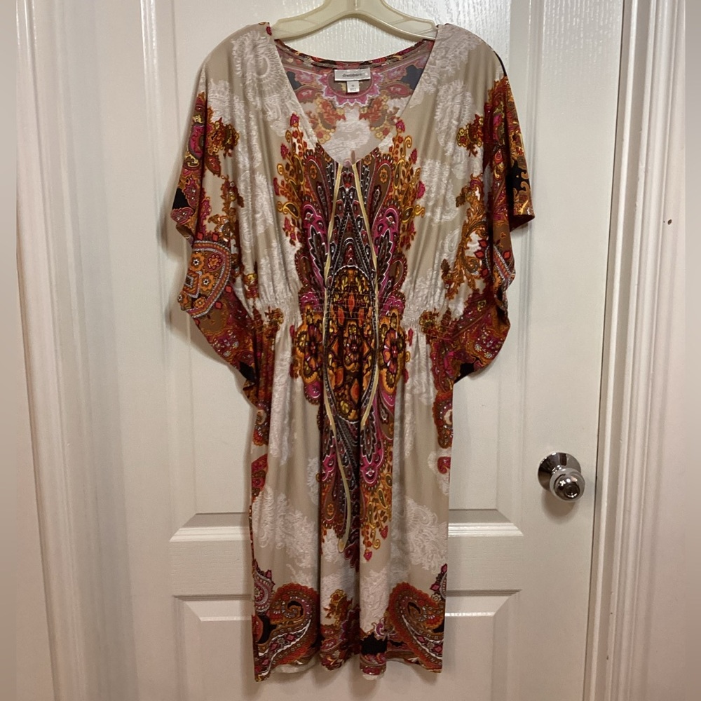 Dress Barn Paisley Print Dress, size 12